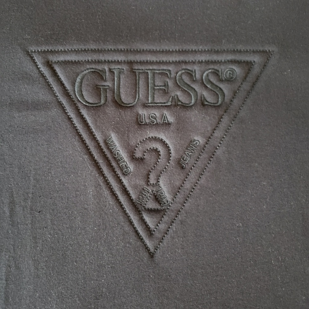 Guess embroidered logo Tee shirt
